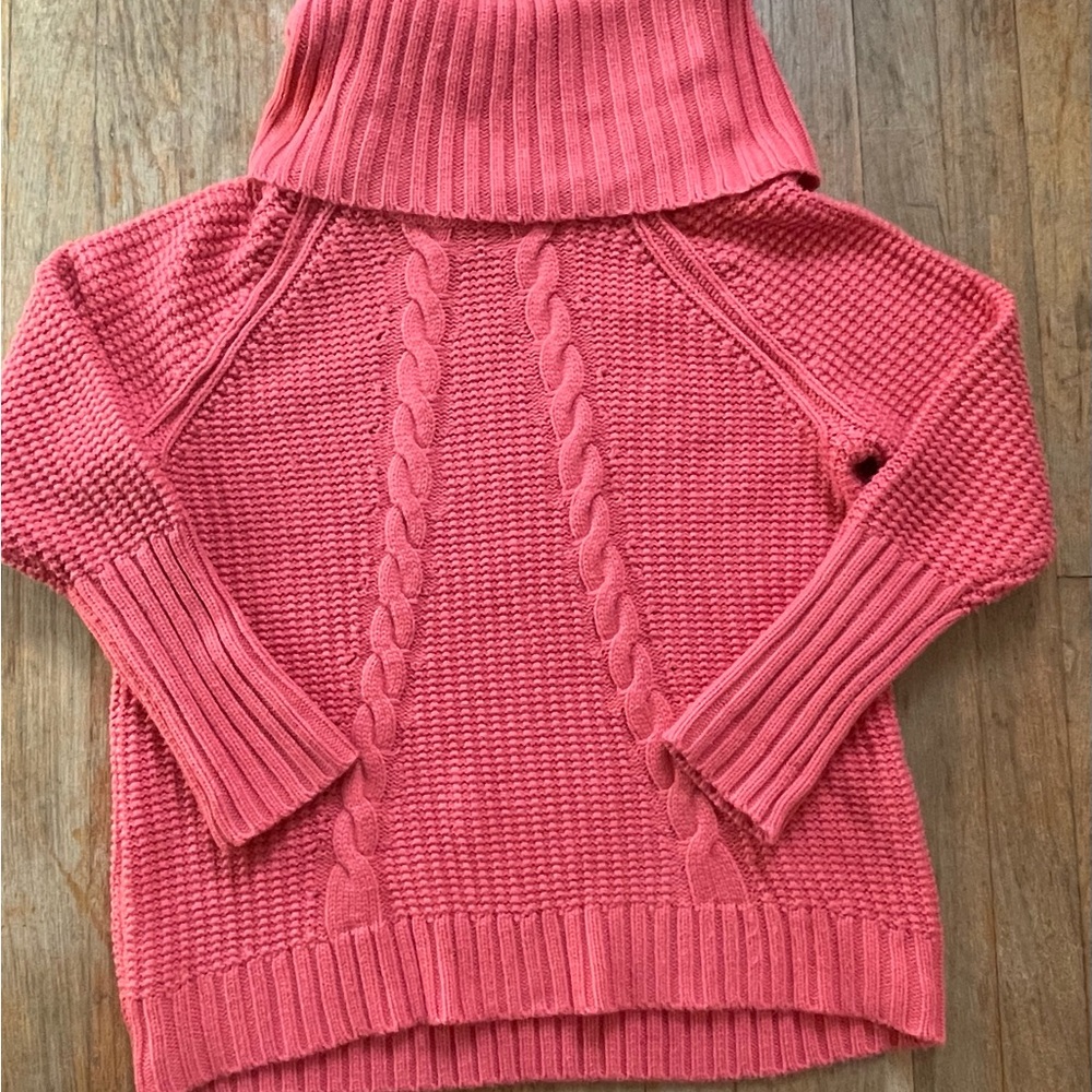 Coldwater Creek Coral Pullover Sweater - Size PM (Petite Medium)